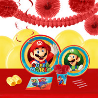 Super Mario Party 16 Guest Tableware & Deco Kit