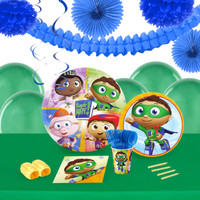 Super Why 16 Guest Tableware & Deco Kit