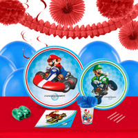 Mario Kart Wii 16 Guest Tableware & Deco Kit