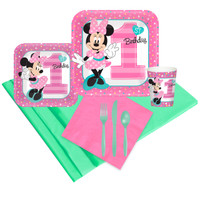 Disney Minnie Mouse 1st Birthday 16 Guest Party Pack 2