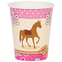  Western Cowgirl Party 9oz Paper Cups (8)