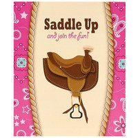 Western Cowgirl Party Invitations (8)