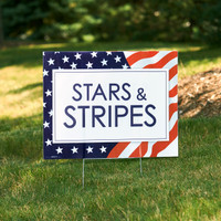 Happy 4th of July Yard Sign