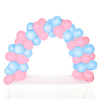 Celebration Tabletop Balloon Arch-Pink & Sky Blue  
