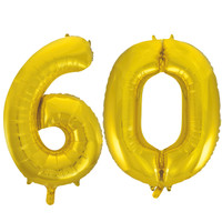 Jumbo Gold Foil Balloons-60