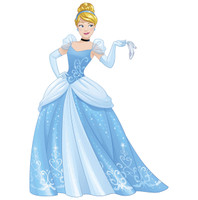 Disney Sparkling Cinderella Giant Wall Decals