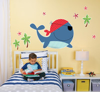 Whale Home Room Decor Removable Wall/Locker/Door/Decal Kids/Children
