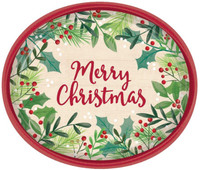 Holiday Oval  Dinner Plates (8)
