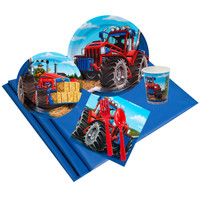 Farm Tractor 16 Guest Party Pack