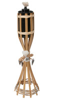 Bamboo Shell Tabletop Torch