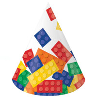 Building Block Party Cone Hats