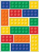 Building Block Party Stickers