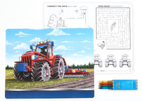 Farm Tractor Activity Placemat Kit