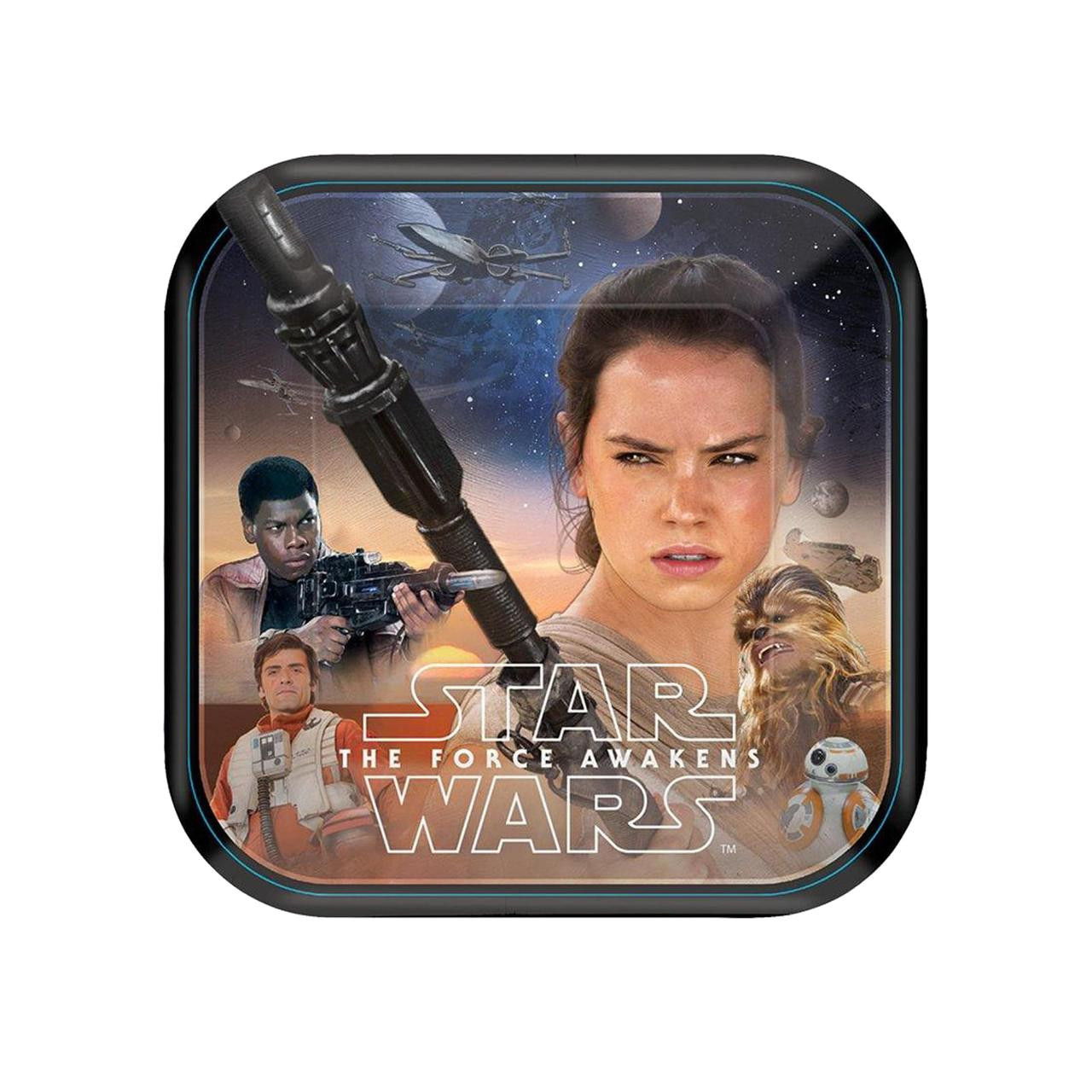 Unique Star Wars Episodio IX - Piatti Da Dessert Rotondi, 8 Pezzi, Monouso, Tema Star Wars, Per Feste A Tema