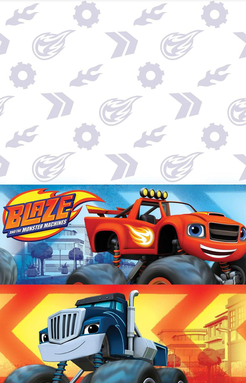 Blaze and the Monster Machines Plastic Tablecover - ThePartyWorks