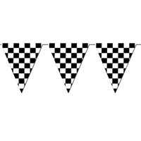 120' Checkered Outdoor Pennant Banner