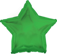 Green Star Foil Balloon