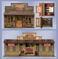 5' Wild West Town Props Wall Add-Ons
