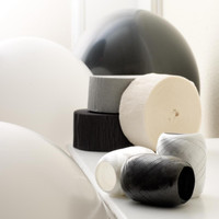 Silver, White and Black Decorating Kit