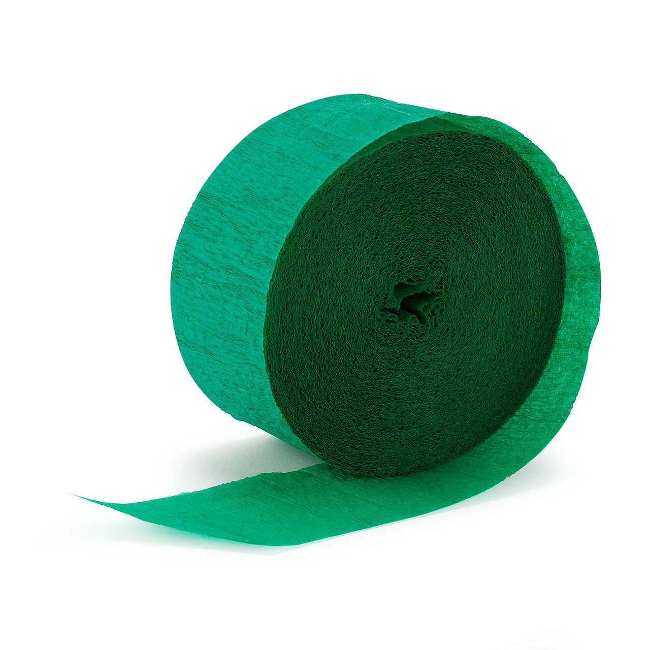 Green Crepe Paper Party Streamers
