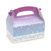 Light Blue and Lavender with Stars Empty Favor Boxes