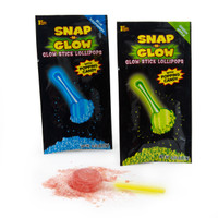 Snap 'N Glow Lollipops with Popping Candy Assorted