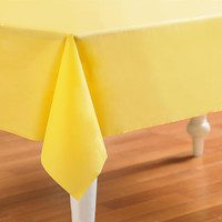 Mimosa (Light Yellow) Plastic Tablecover