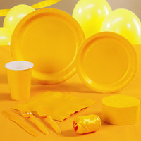 School Bus Yellow (Yellow) Standard Party Pack