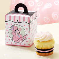 Pink Poodle Cupcake Boxes