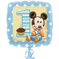 Disney Mickey Mouse 1st Birthday Foil Balloon