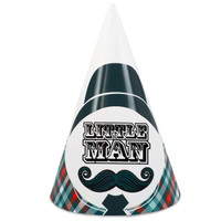 Little Man Mustache Cone Hats