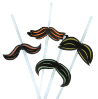 Moustache Party Straws