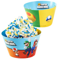 Super Mario Bros. Reversible Cupcake Wrappers