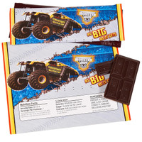 Monster Jam 3D Large Candy Bar Wrappers