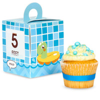 Splashin' Pool Party Cupcake Boxes