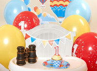 Up, Up and Away 1st Birthday Basic Party Pack