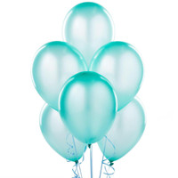 Silk Seafoam Blue 11" Latex Balloons