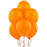 Orange Matte Balloons