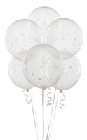 Clear Balloons with Stars
