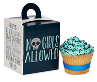 Boys Only Bash Cupcake Boxes
