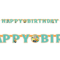Minions Despicable Me - Jointed Birthday Banner