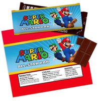 Super Mario Party Large Candy Bar Wrappers