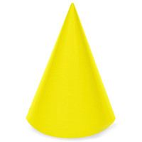 Yellow Cone Party Hats