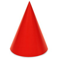 Red Cone Party Hats