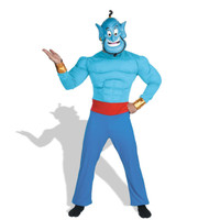 Aladdin Disney Genie Muscle  Adult Costume