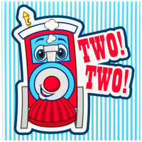 Two-Two Train 2nd Birthday Lunch Napkins