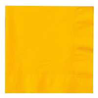 School Bus Yellow (Yellow) Lunch Napkins