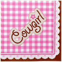 Pink Cowgirl Lunch Napkins