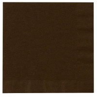 Chocolate Brown (Brown) Lunch Napkins