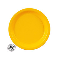 School Bus Yellow (Yellow) Dessert Plates
